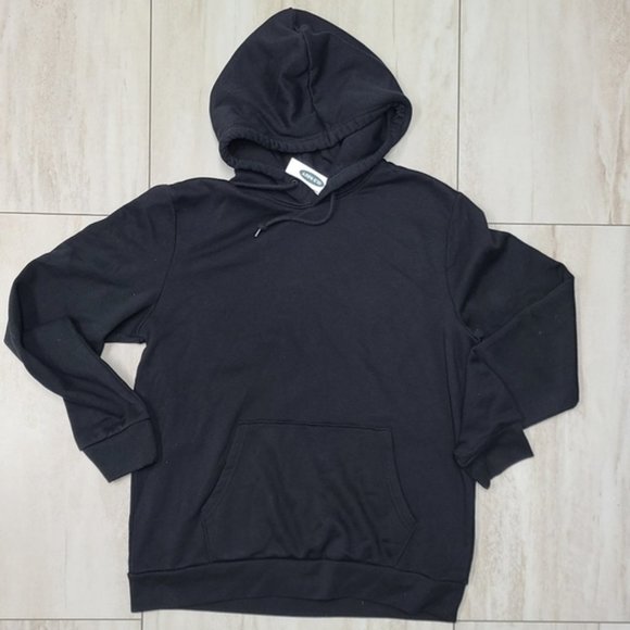 BNWT - Old Navy Black Pullover Hoodie - UNISEX - size L - Picture 2 of 7